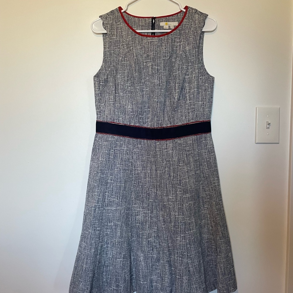 Blue tweed Boden dress